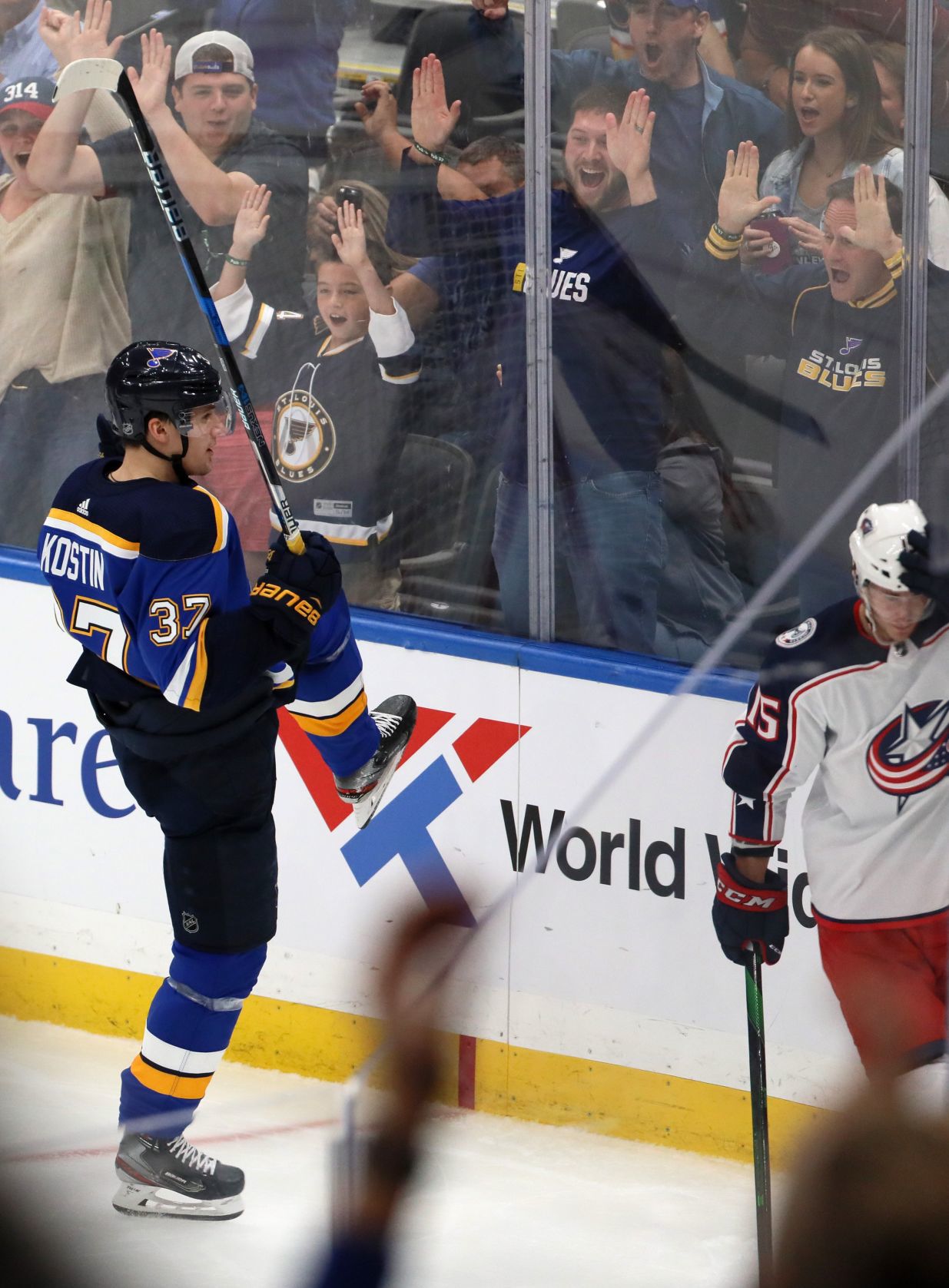 Columbus Blue Jackets vs the St. Louis Blues, pre-season